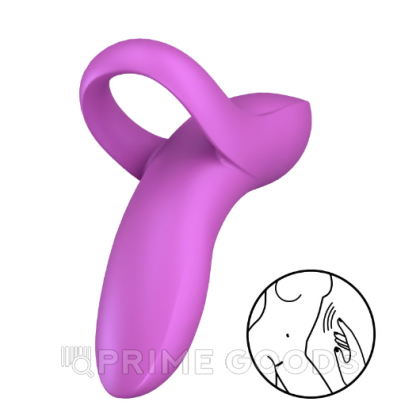 Вибратор на палец Satisfyer Bold Lover темно-розовый от sex shop primegoods фото 8