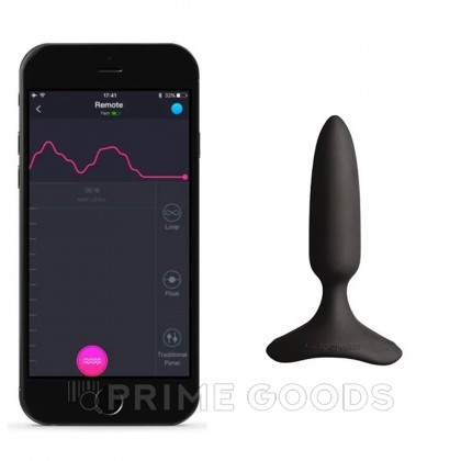 Анальная вибропробка Hush 2 второго поколения с управлением на расстоянии от Lovense (XS: 25*120 мм.) от sex shop primegoods фото 9
