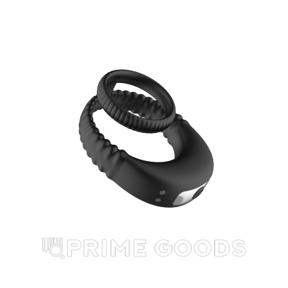 Двойное эрекционное кольцо с вибрацией от sex shop primegoods фото 6