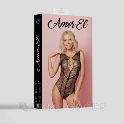 Боди Amor EL с вырезом в виде шнуровки (S/L) от sex shop primegoods фото 3