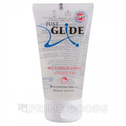 JUSTGLIDE 50мл Гель-смазка клубничная от sex shop primegoods