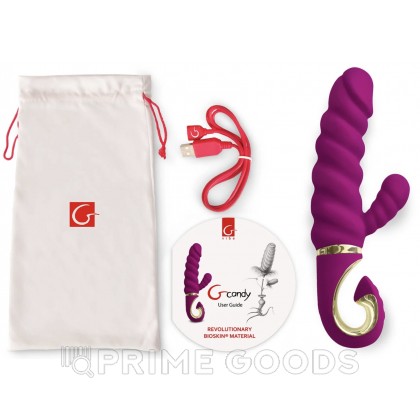 Невероятный вибратор Gvibe Gcandy - Sweet Raspberry, 18 см (малиновый) от sex shop primegoods фото 7