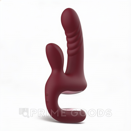 Вибратор для двойной стимуляции Magic Duet от Magic Motion бордовый от sex shop primegoods
