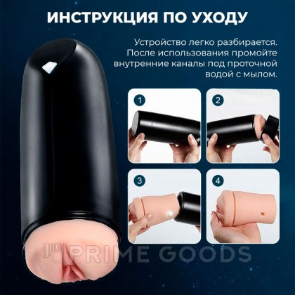 Автоматический мастурбатор Juicy Lamour ZONA CUP с функцией вибрации и всасывания от sex shop primegoods фото 6