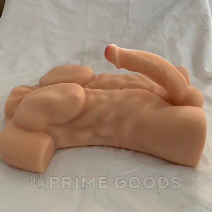 Накаченный мужской торс с пенисом John (6 кг.) от sex shop primegoods фото 7
