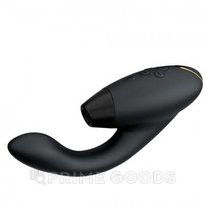 Бесконтактный клиторальный стимулятор Womanizer Duo 2, черный от sex shop primegoods фото 2