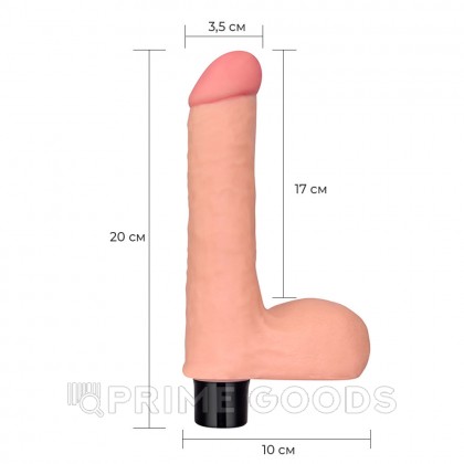 Вибратор серии REAL SOFTEE, 17*3,5 от sex shop primegoods фото 5