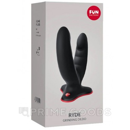 Двойной фаллоимитатор Ryde Fun Factory (черный) от sex shop primegoods фото 4