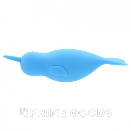 Вибромассажер  Unihorn of the Sea – Neigh Mo с точечной стимуляцией, голубой от sex shop primegoods