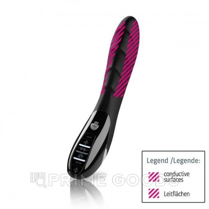 MYSTIM Вибратор с электростимуляцией Sizzling Simon черный выпуск от sex shop primegoods фото 4