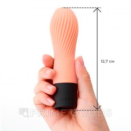 IROHA ZEN Вибратор Hanacha персиковый от sex shop primegoods фото 4