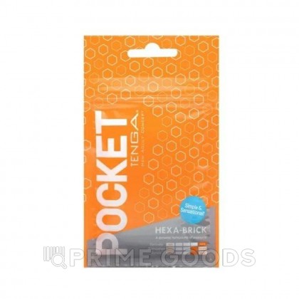 Мастурбатор Tenga Pocket Hexa-Brick от sex shop primegoods