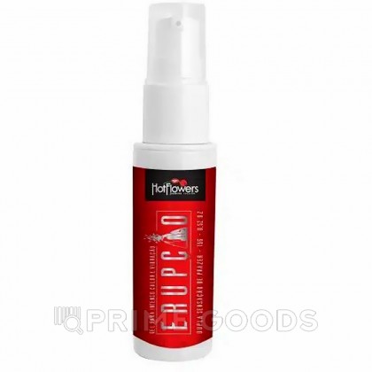 Гель для клитора Hot Flowers Eruption с согревающе-покалывающим эффектом и вибрацией, 15 г от sex shop primegoods