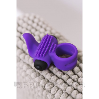 Эрекционное виброкольцо Bullet lastic фиолетовое от Adrien lastic от sex shop primegoods фото 6