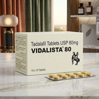 Препарат для усиления эрекции Vidalista 80 (10 таб.) от sex shop primegoods фото 2