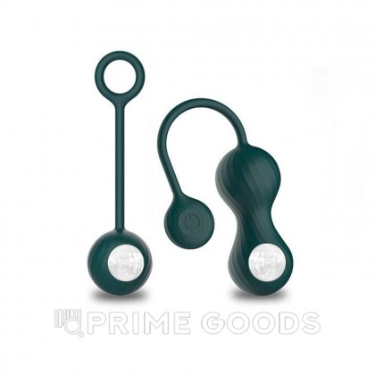 Тренажер Кегеля Magic Motion Crystal Duo темно-зеленый от sex shop primegoods фото 9