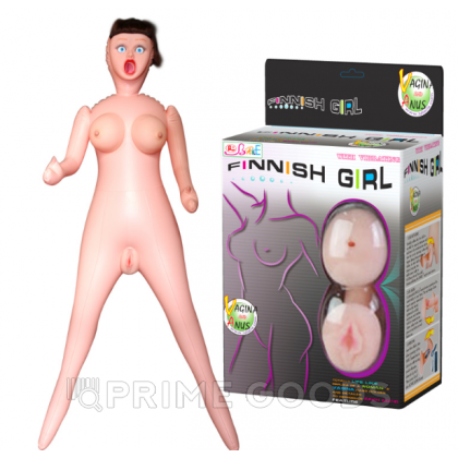 Секс кукла Finish girl с вибрацией и голосовым сопровождением от sex shop primegoods фото 2
