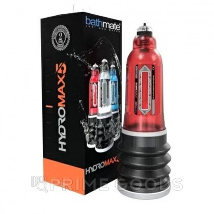Гидропомпа BATHMATE - Hydromax-5 (красный) от sex shop primegoods