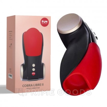 Мастурбатор мужской Fun factory COBRA LIBRE II, черно-красный от sex shop primegoods