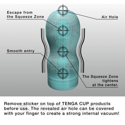 TENGA Мастурбатор Vacuum CUP - EXTRA COOL Edition от sex shop primegoods фото 2