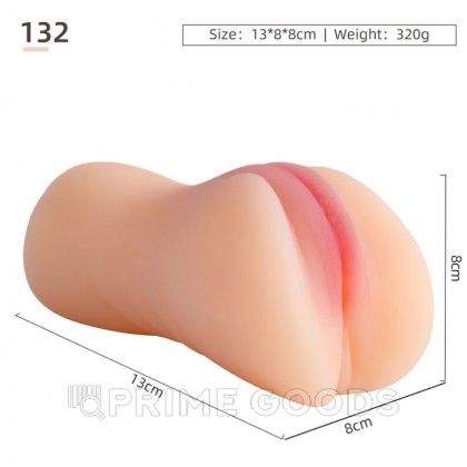 Мастурбатор в виде вагины, компактный (светлый) от sex shop primegoods фото 7