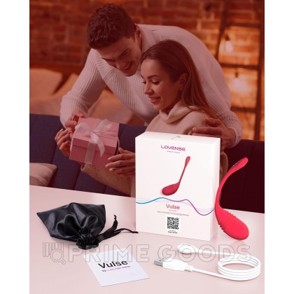 Фрикционное виброяйцо Vulse Lovense с управлением через приложение, работающее в режиме Handfree от sex shop primegoods фото 3