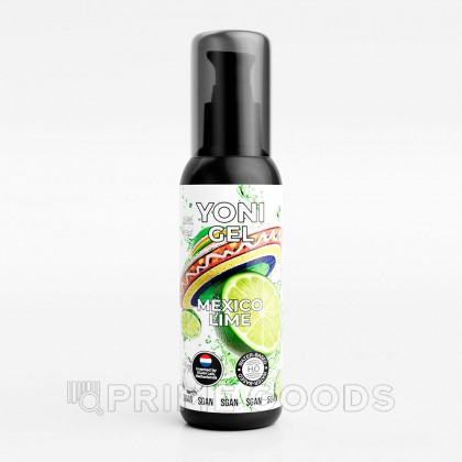 Лубрикант для орального секса SGAN YONI GEL со вкусом мексиканского лайма, 100 мл от sex shop primegoods фото 3