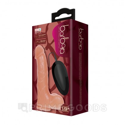 Реалистичный вибратор с пультом на проводе Barbara (22 см) от sex shop primegoods фото 8