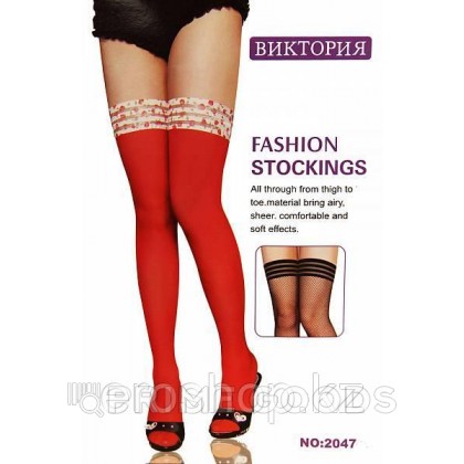 Чулки Beileisi красные от sex shop primegoods