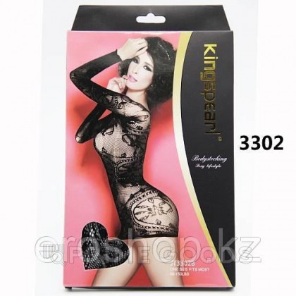 Кружевное платье с длинным рукавом Kingspearl  от sex shop primegoods