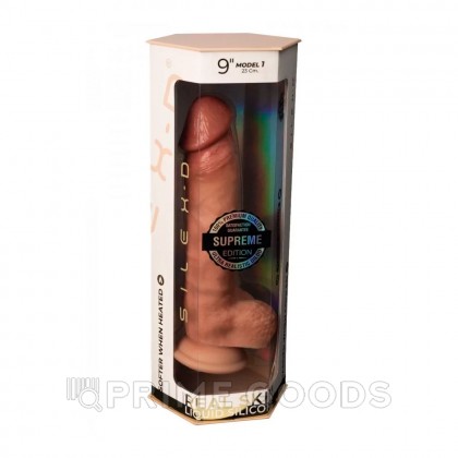 Фаллоимитатор SilexD Premium Real Skin Model 1 (22,9×5 см) бежевый от sex shop primegoods фото 3