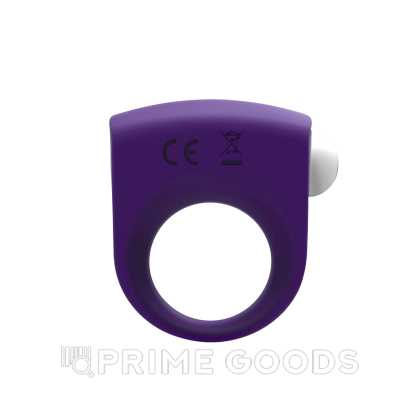Эрекционное кольцо Puggle с вибрацией фиолетовое от WOOOMY (5,7* 3 см.) от sex shop primegoods фото 4