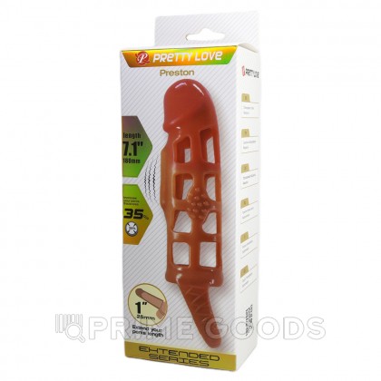 Вибронасадка на пенис с подхватом «Preston» от sex shop primegoods фото 9
