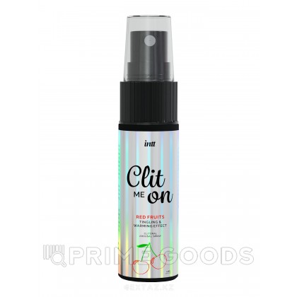 Согревающий жидкий вибратор для клитора со вкусом вишни Intt Clit Me On Red Fruits 12 мл от sex shop primegoods