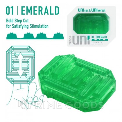 Мастурбатор Tenga Uni Emerald от sex shop primegoods фото 2