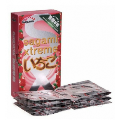 Презервативы Sagami xtreme strawberry 10 шт. от sex shop primegoods фото 6