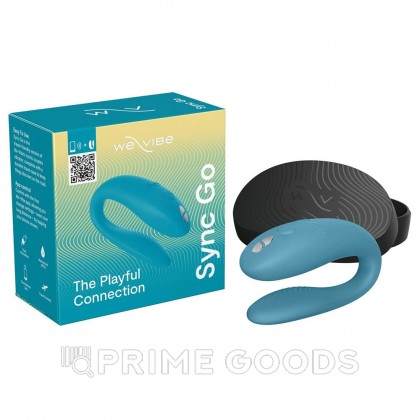 Вибратор для пар We-Vibe Sync Go, бирюзовый от sex shop primegoods фото 4