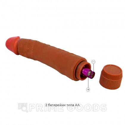 Реалистичный вибратор Dybbuk мультискоростной, 24 см от sex shop primegoods фото 5