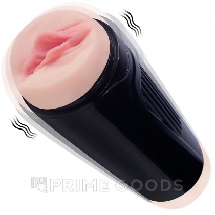 Реалистичный мастурбатор  с вибрацией Davina от sex shop primegoods фото 4