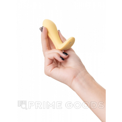 Анальный виброплаг Satisfyer Intensity Plug желтый (Connect App) от sex shop primegoods фото 3