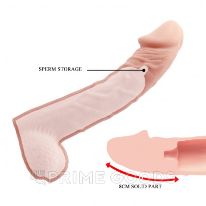 Реалистичная насадка на пенис High stretchy от sex shop primegoods фото 7