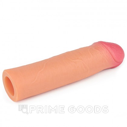 Насадка для увеличения пениса - 17,8 см. (Супер реалистичная) от sex shop primegoods фото 3