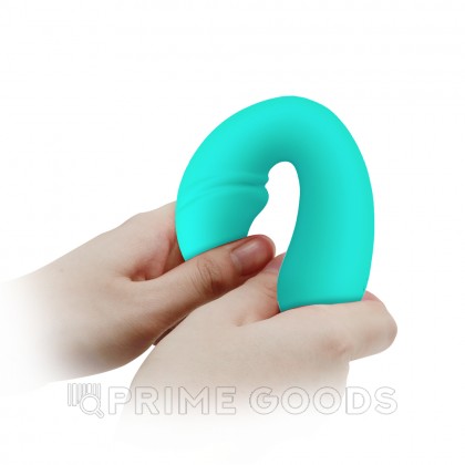 Вибратор Cetus Super Soft (15 см) бирюзовый от sex shop primegoods фото 4