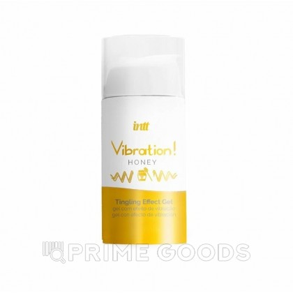 Возбуждающий гель с эффектом вибрации Vibration! HONEY (мёд) от INTT 15 мл от sex shop primegoods