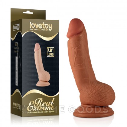 Фаллоимитатор реалистик - 18 см.  от sex shop primegoods фото 4