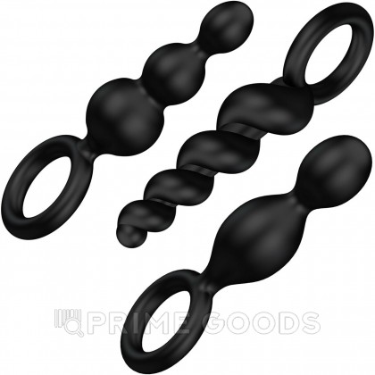 Набор анальных игрушек Satisfyer Booty Call black (набор 3 шт) от sex shop primegoods фото 4
