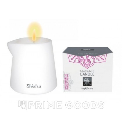Массажные свечка с ароматом Малина & Ванильный крем от Shiatsu 130 гр. от sex shop primegoods фото 5