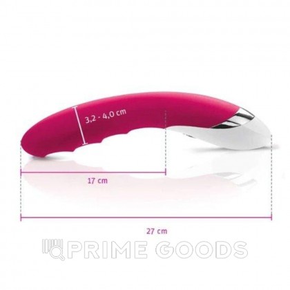 Вибратор Mystim Sassy Simon силиконовый, розовый, 27 см от sex shop primegoods фото 4