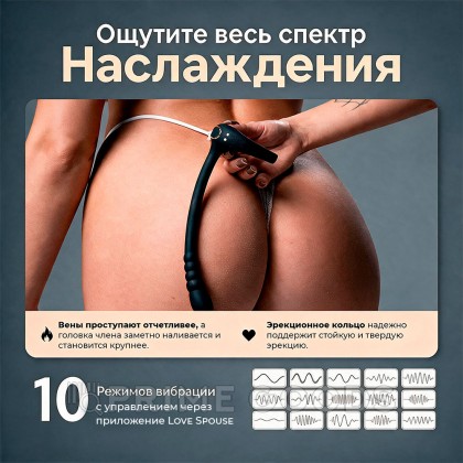 Эрекционное кольцо со стимуляцией простаты от sex shop primegoods фото 6
