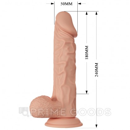 Реалистичный фаллоимитатор с вибрацией Beautiful Buraq (18×5 см) от sex shop primegoods фото 6